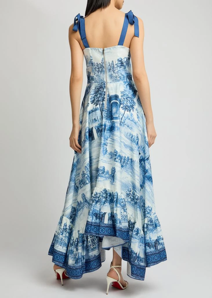 Alice + Olivia Rosalee printed stretch-cotton maxi dress 3