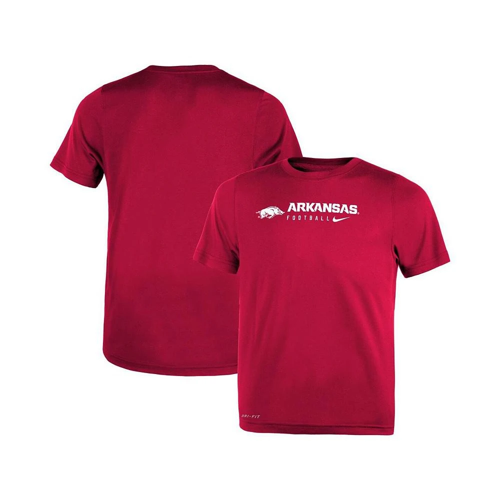 Nike Preschool Boys and Girls Cardinal Arkansas Razorbacks 2023 Sideline Legend Performance T-shirt
