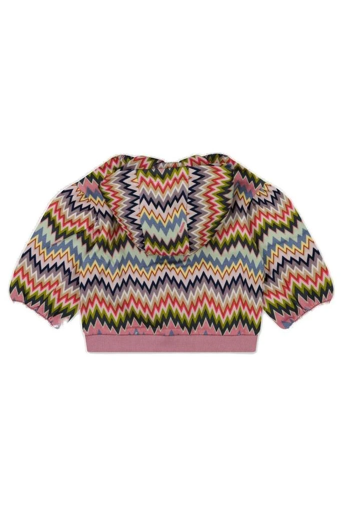 Missoni Missoni Kids Chevron-Pattern Hooded Puffer Coat 2