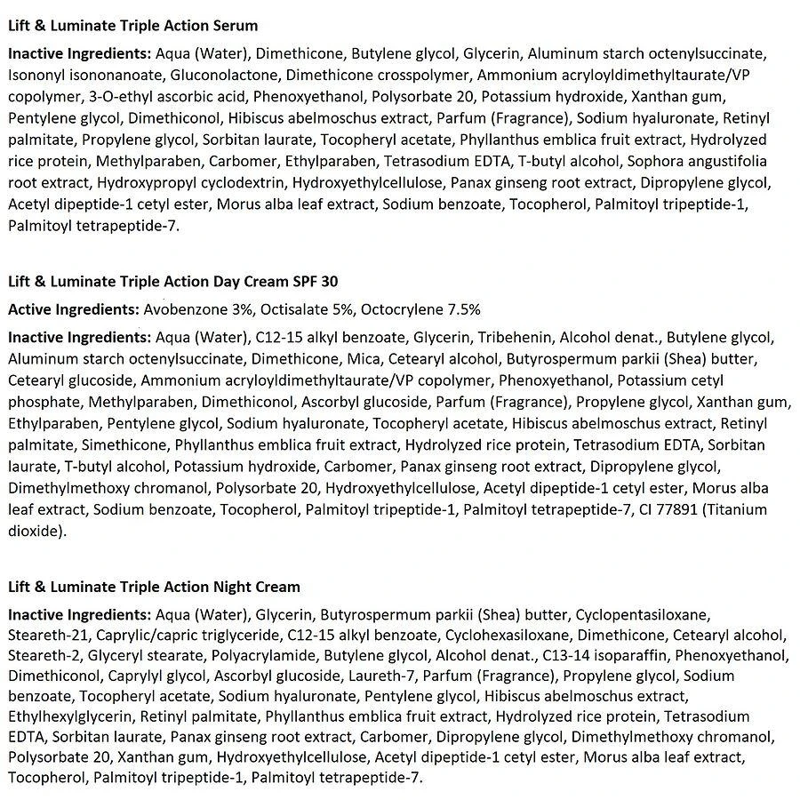 No7 Lift
Luminate Triple Action Skincare System 3