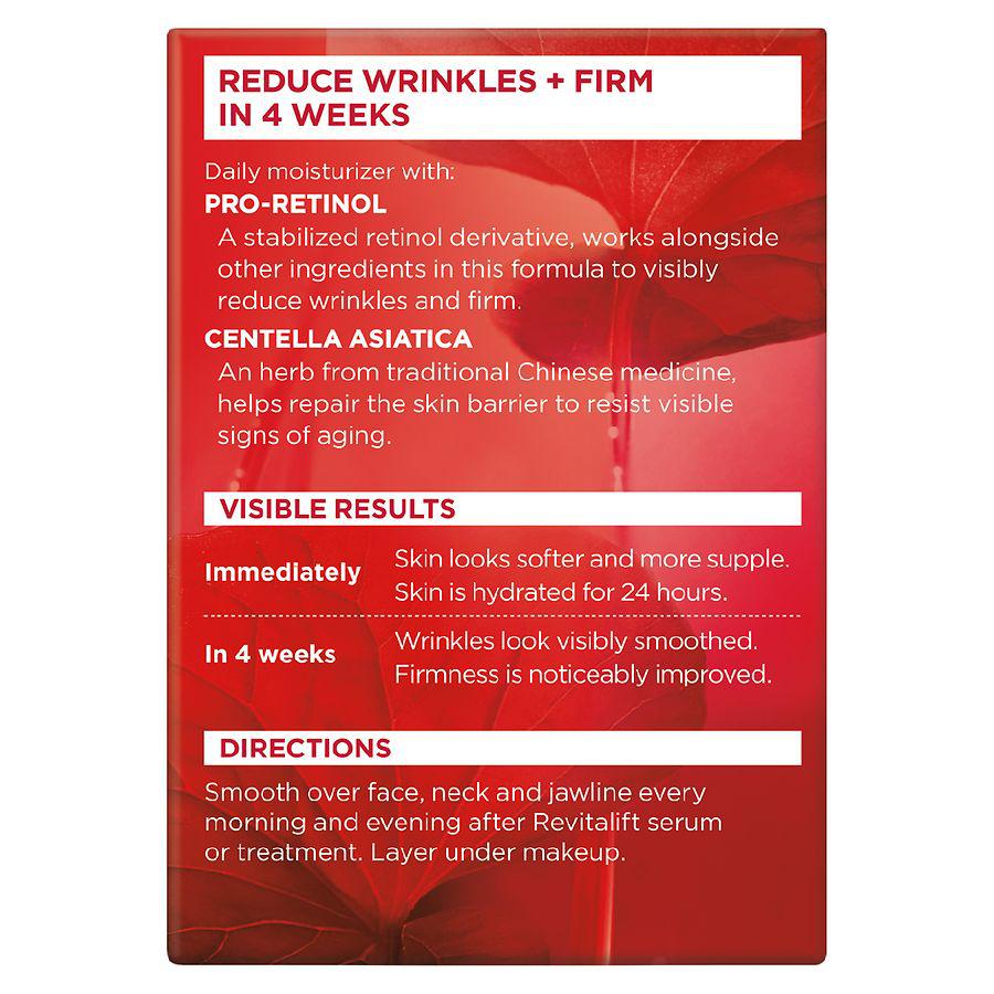 L'Oreal Paris Revitalift Anti-Wrinkle + Firming Moisturizer Fragrance Free