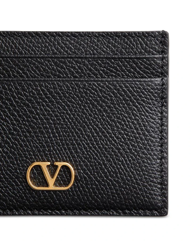 Valentino VLogo Signature Grainy Leather Card Holder 3