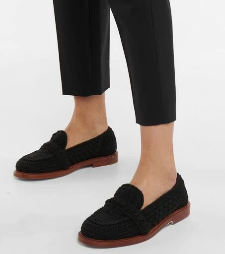 Chloé Kalya crochet loafers 4
