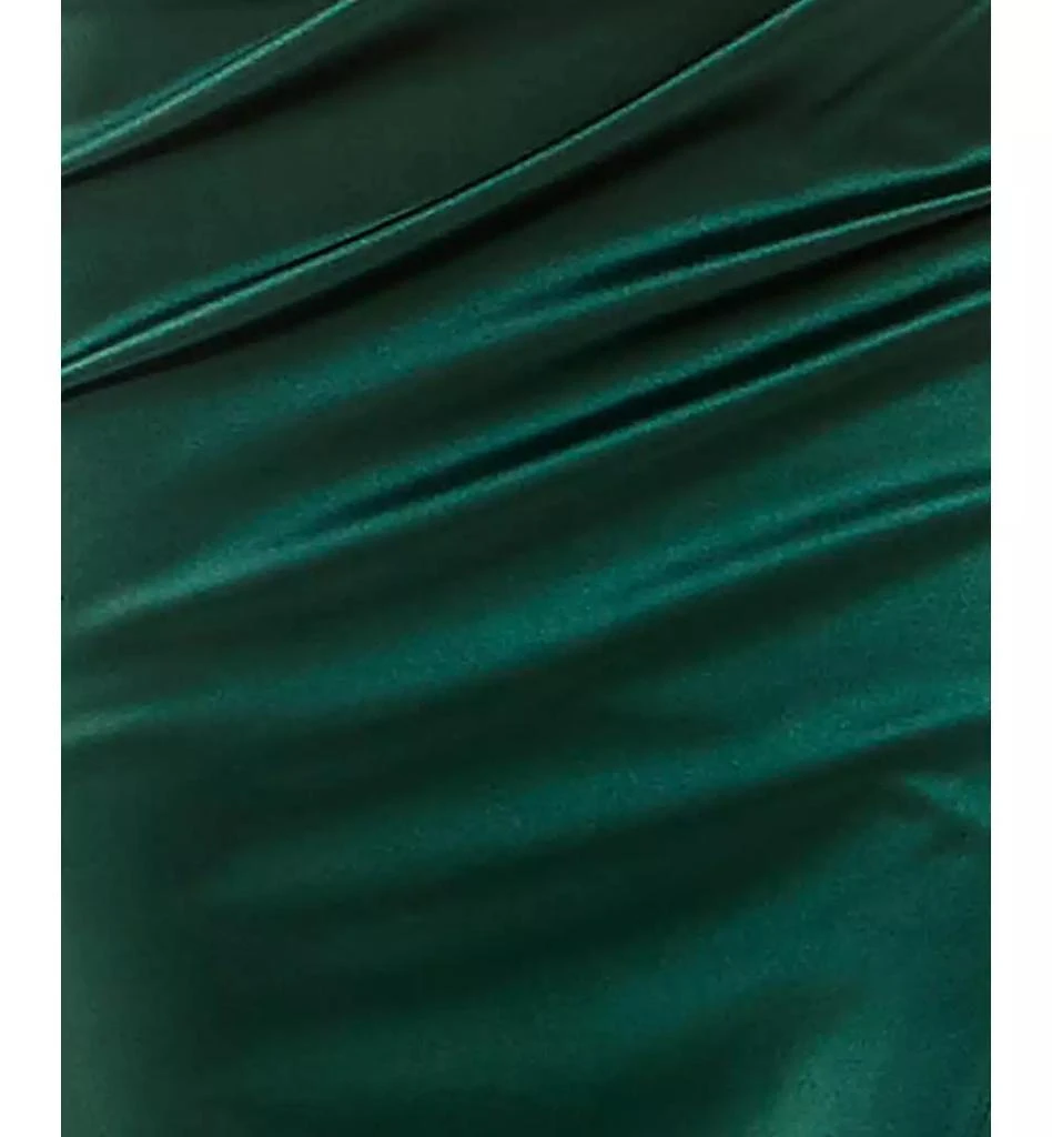Emerald Sundae Juniors' Satin Pleated Slit Gown - Dresses & Skirts - Free  Shipping