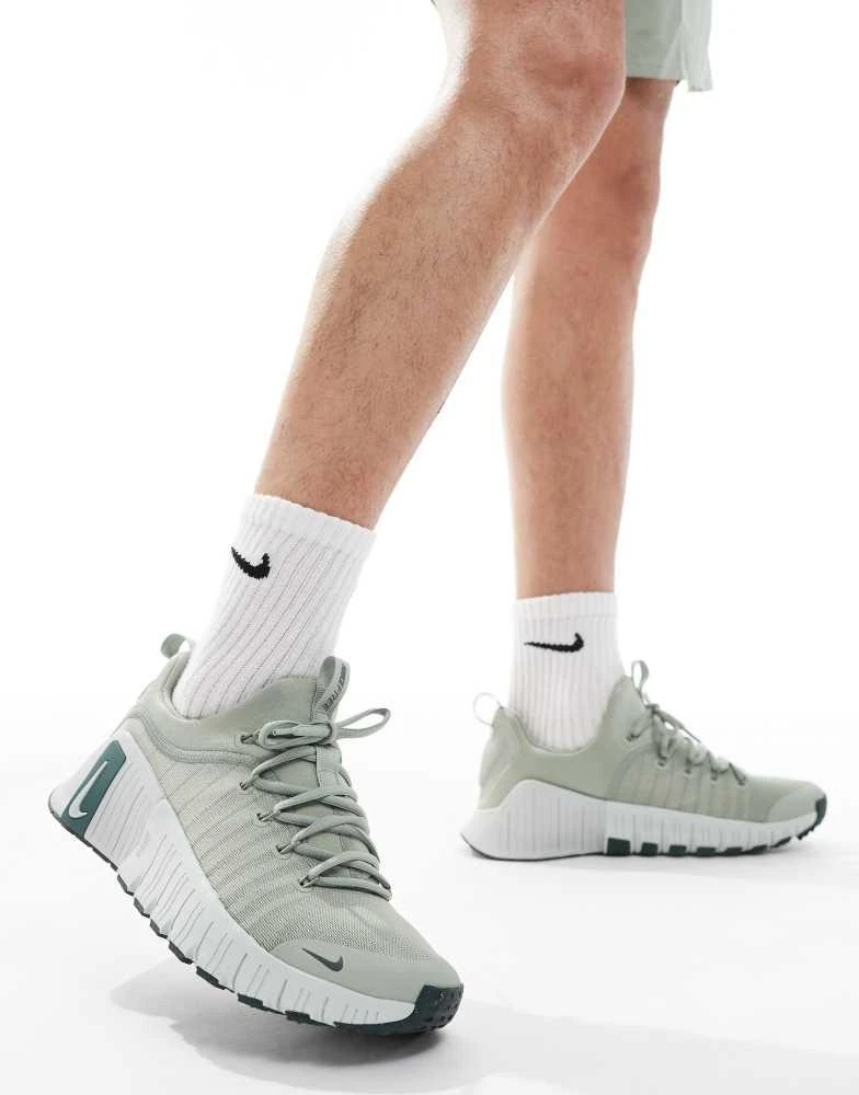 NIKE Nike Training Free Metcon 6 trainers in green 1