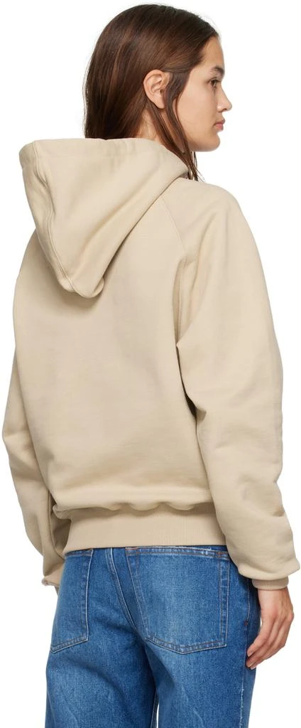 AMI Beige Ami De Coeur Hoodie 3