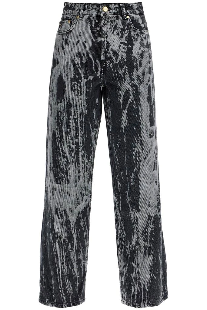 Ganni tie-dye jeans 1