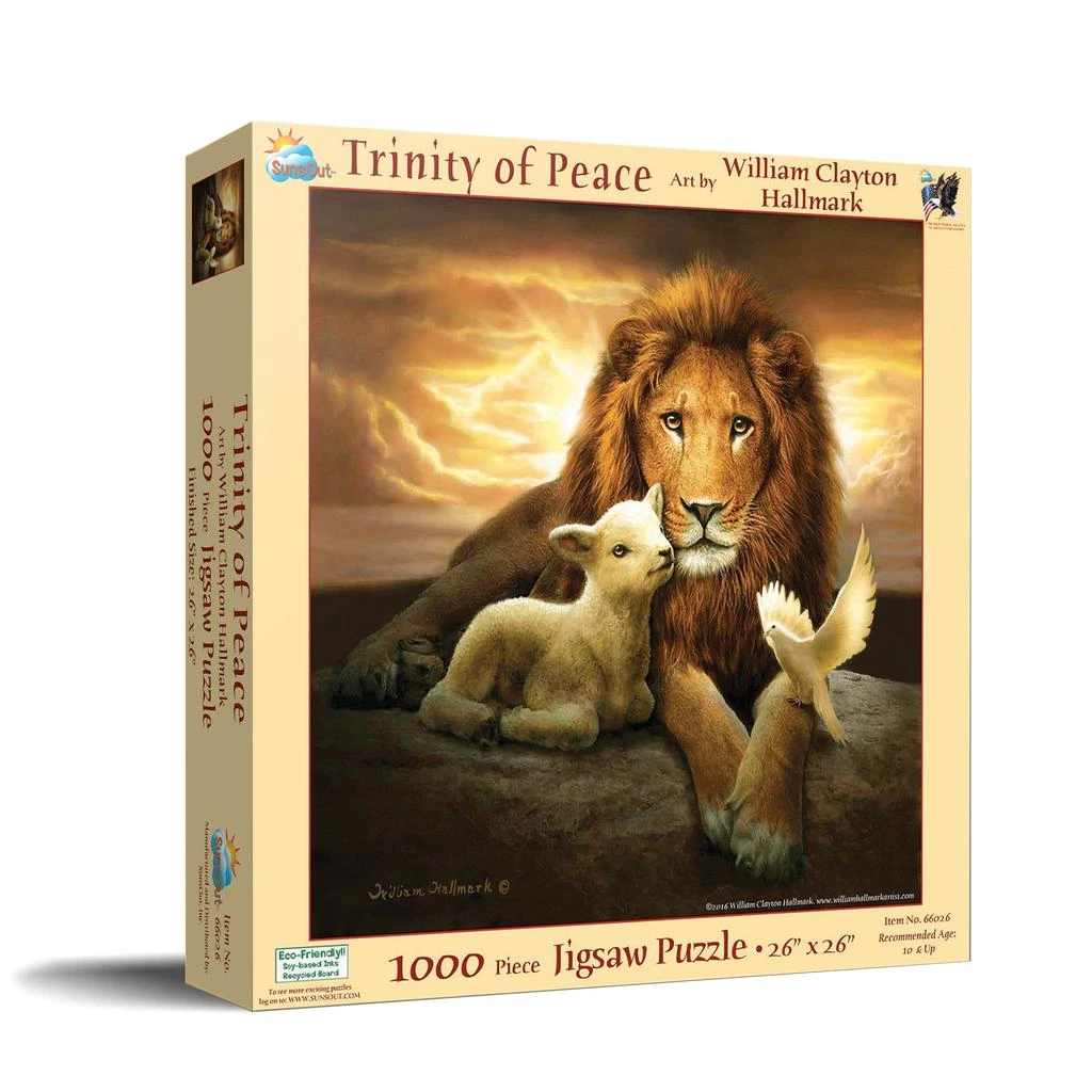 SunsOut Trinity of Peace 1000 piece Jigsaw Puzzle for Adults