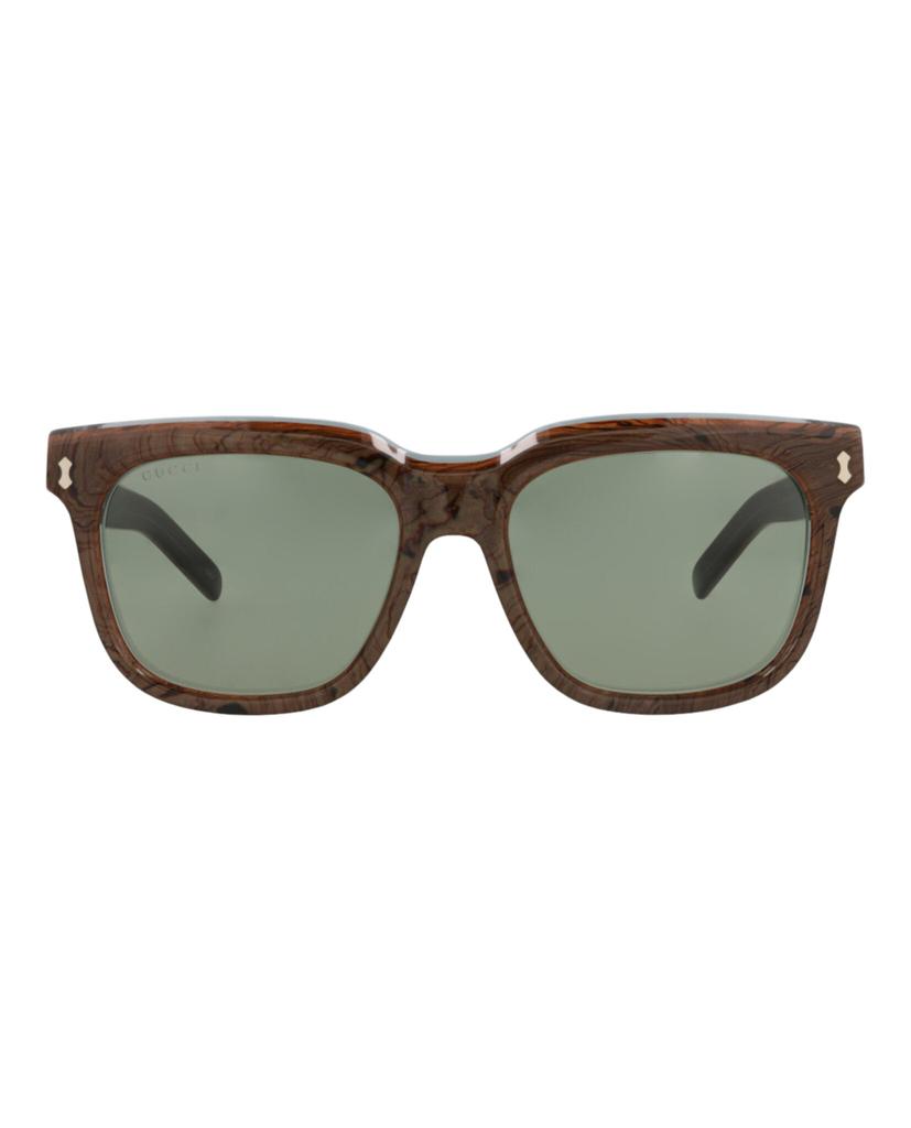 Gucci Square-Frame Recycled Acetate Sunglasses