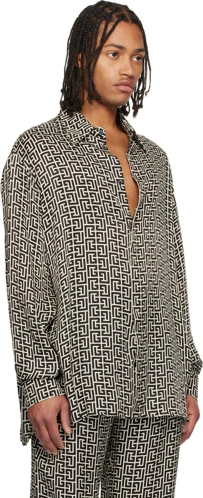 Balmain Off-White
Black Monogrammed Flowing Shirt 2