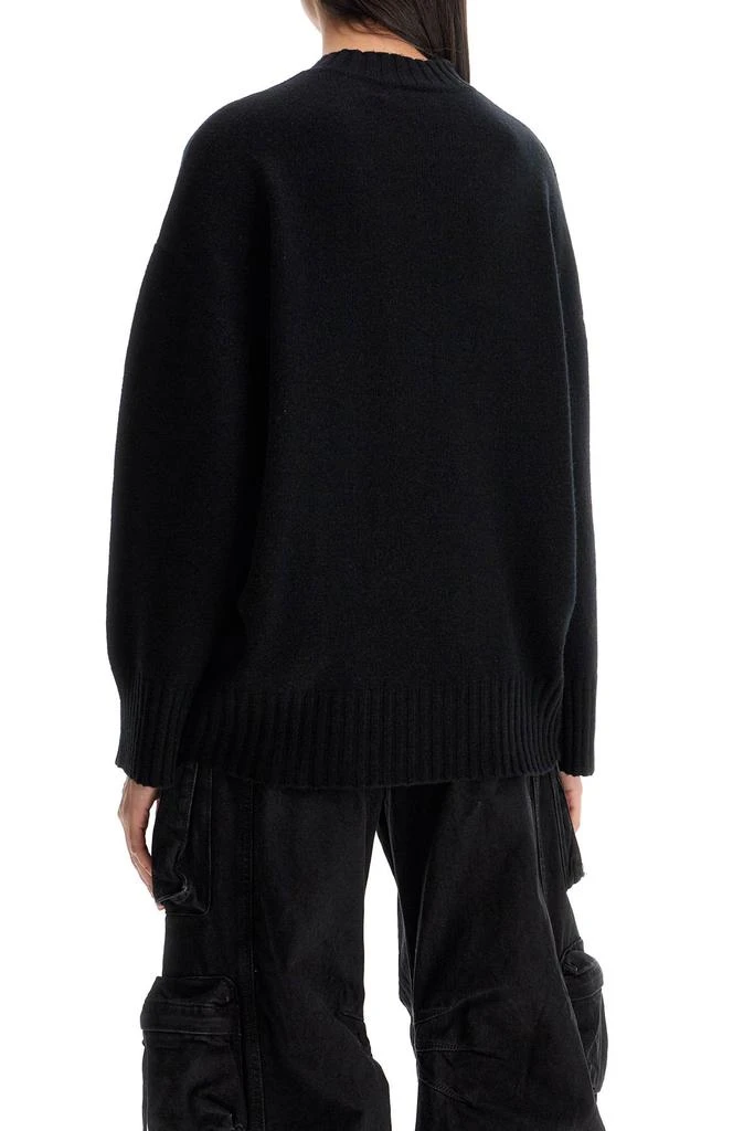 The Attico asymmetric wool and cashmere pullover 3