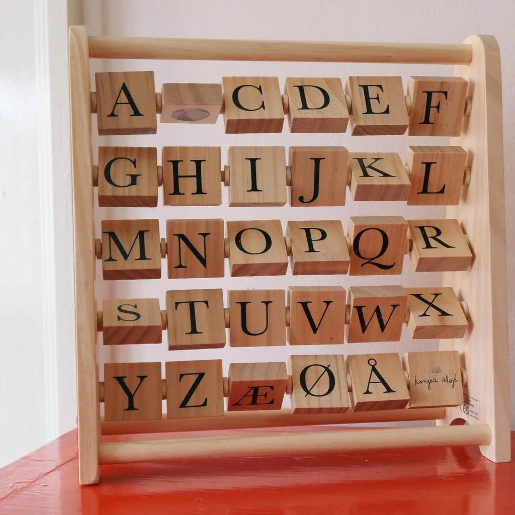 Konges Sløjd Konges Sløjd ABC Wooden Block Frame 4