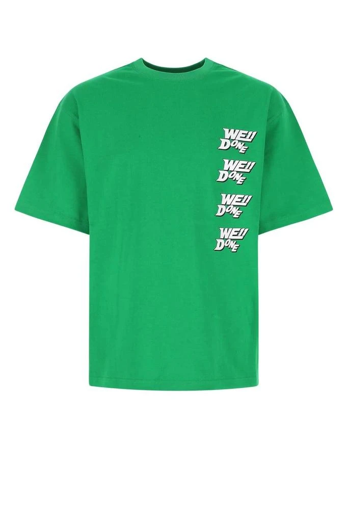 We11done We11done Logo Printed Crewneck T-Shirt 1