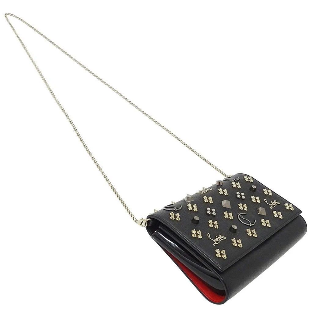 Christian Louboutin Leather Clutch Bag Shoulder Bag (Pre-Owned) 4