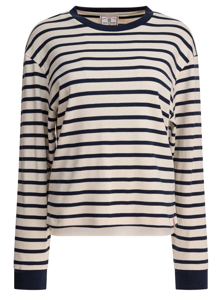 INES DE LA FRESSANGE Ines De La Fressange Striped Long Sleeve Top 1