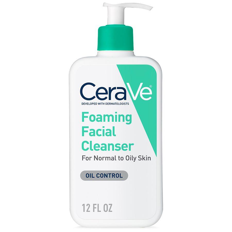 CeraVe Foaming Face Cleanser, Fragrance-Free Face Wash with Hyaluronic Acid