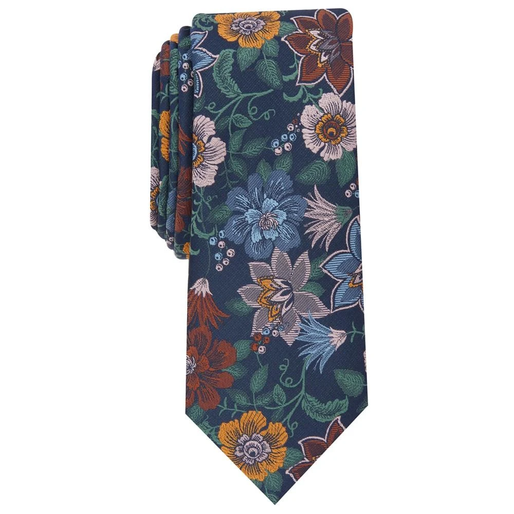 Bar III Men's Ryewood Skinny Floral Tie, Created for Macy's 1