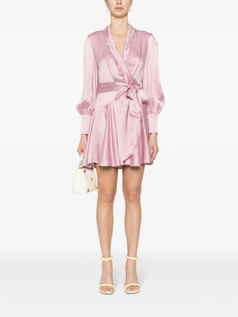 Zimmermann SILK WRAP MINI DRESS 4