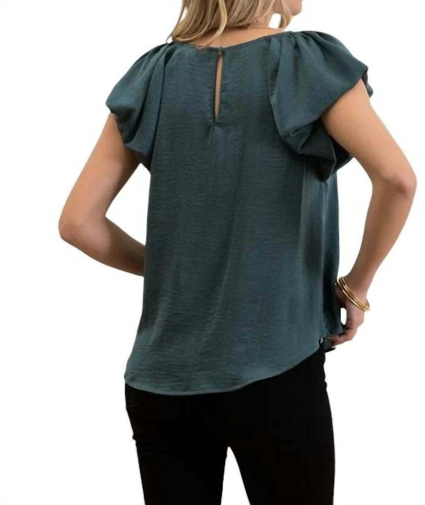 Blu Pepper Abena Flutter Sleeve Blouse 2