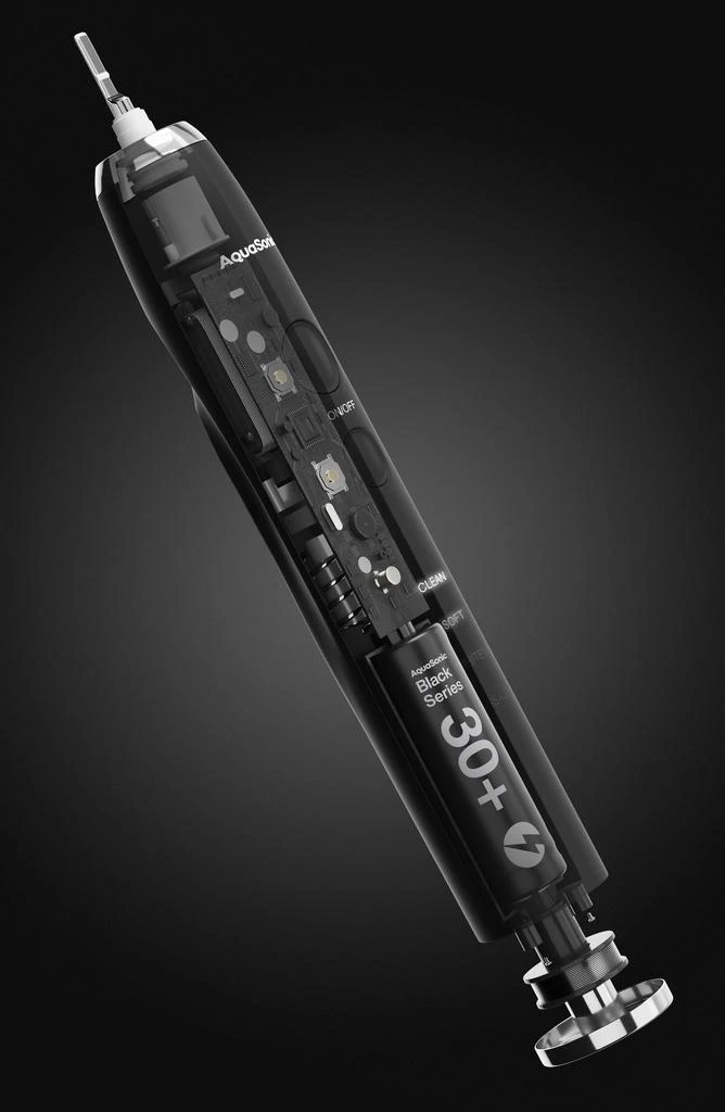 AquaSonic Black Series Ultra Sonic Whitening ToothBrush with 8 DuPont Brush Heads & Travel Case 6