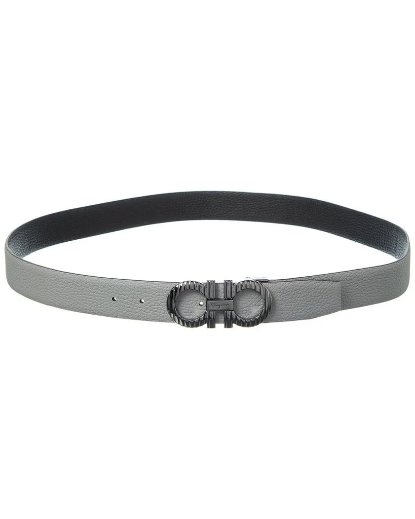 Salvatore Ferragamo Ferragamo Gancini Reversible & Adjustable Leather Belt 1