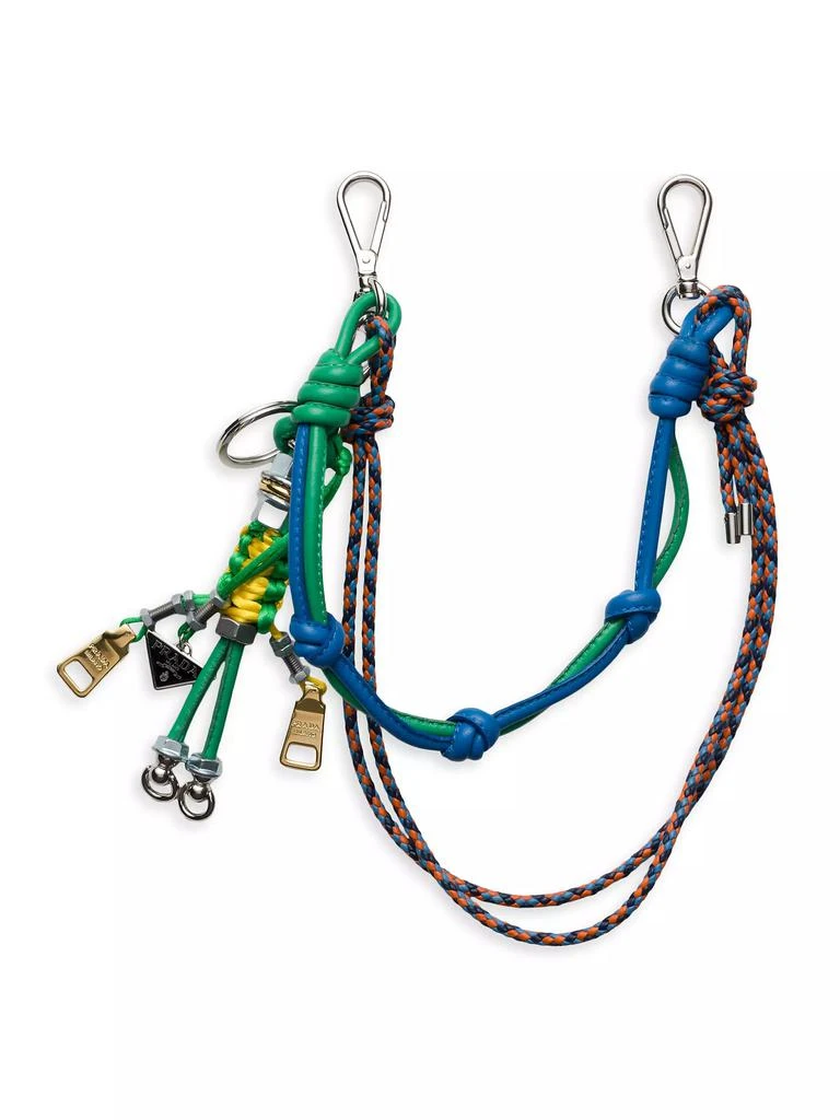 Prada Pop Strings Nappa Leather and Metal Bag Charm 1