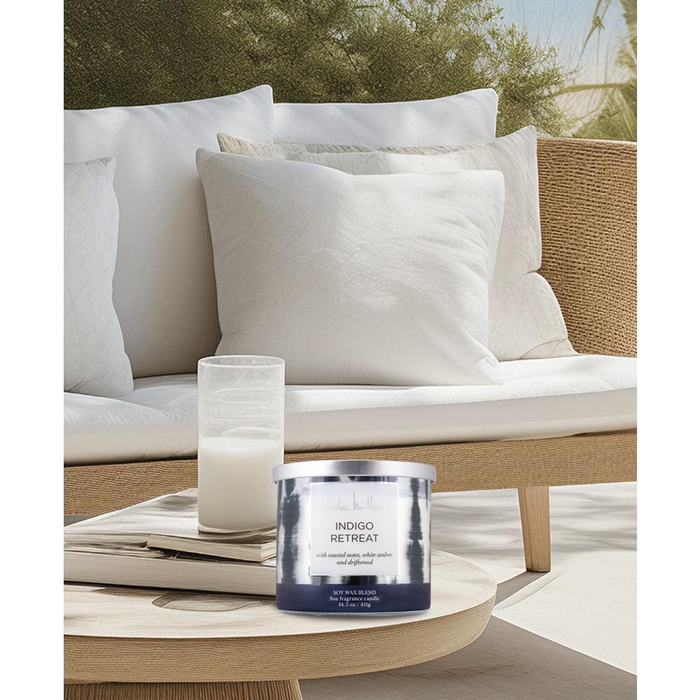 Nicole Miller Indigo Retreat Candle, 14.5 oz.