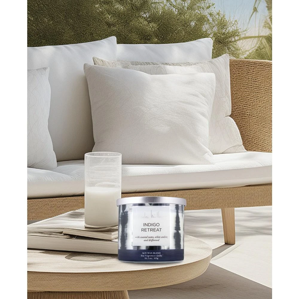 Nicole Miller Indigo Retreat Candle, 14.5 oz. 2