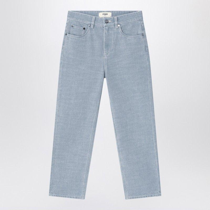 デニム・ジーパン Fendi Light Blue Straight Jeans Fendi LIGHT BLUE STRAIGHT JEANS - Jeans - BeyondStyle