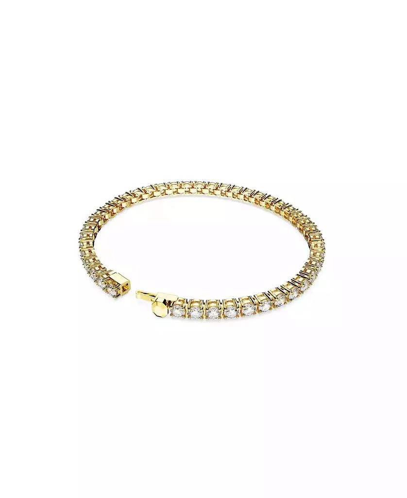 Swarovski Crystal Round Cut Matrix Tennis Bracelet 2