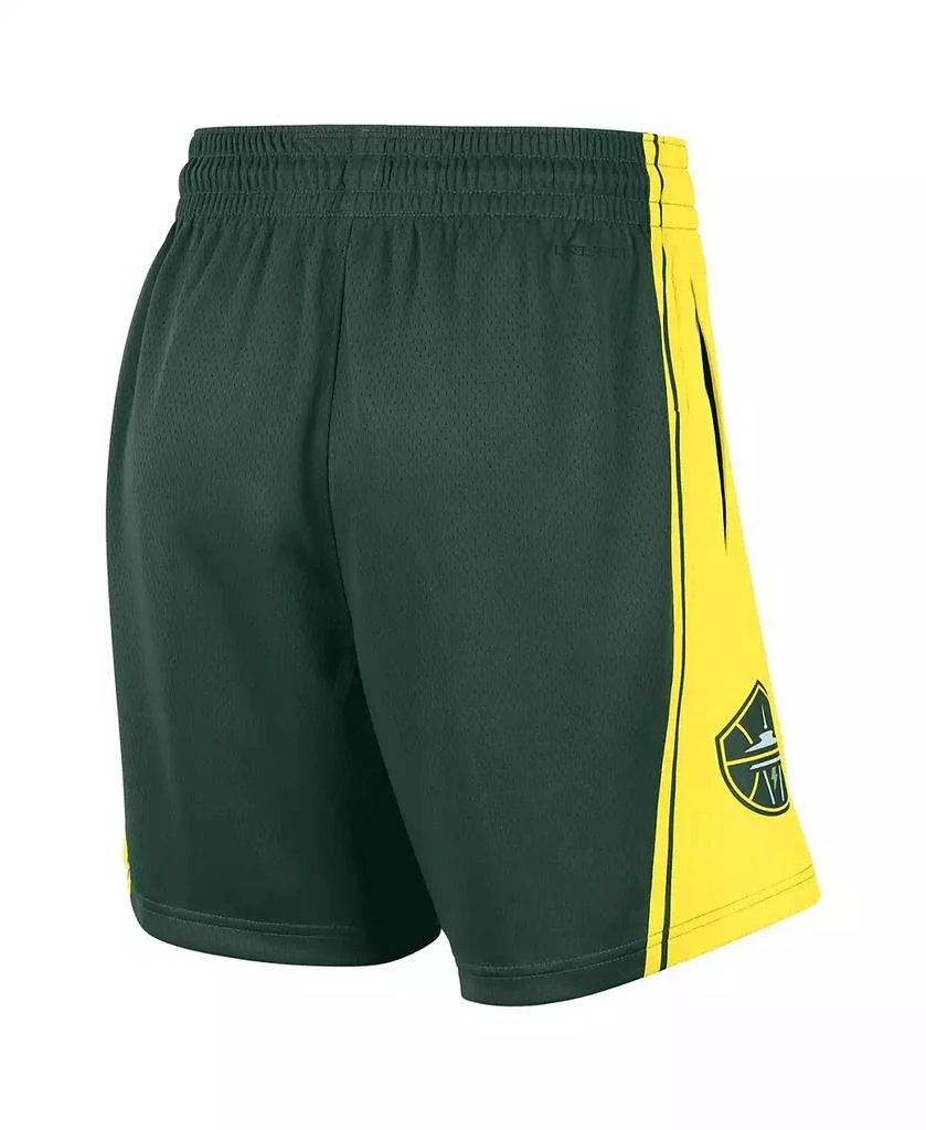 NIKE Women's Green Seattle Storm On-Court Victory Performance Shorts 3