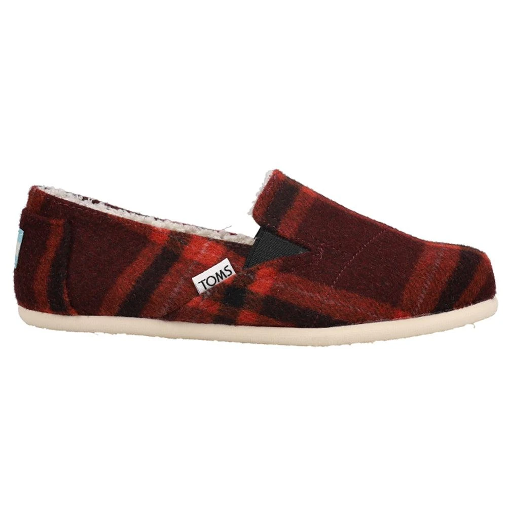 TOMS Redondo Plaid Slip On Flats 1