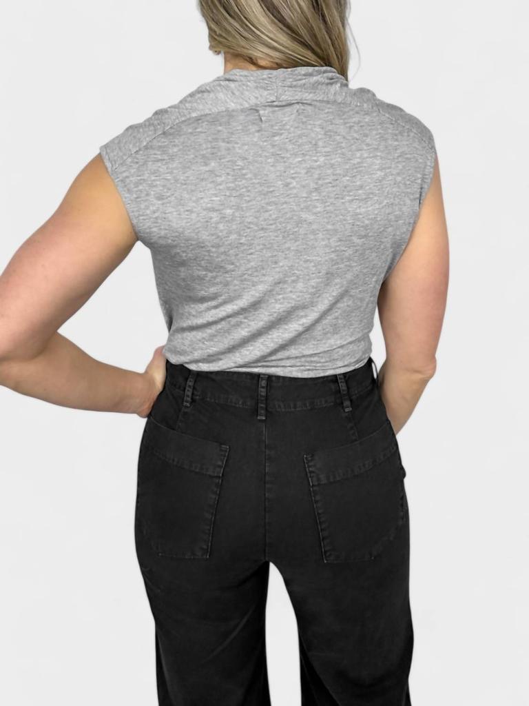 Velvet by Graham & Spencer Arlie Top In Heather Grey