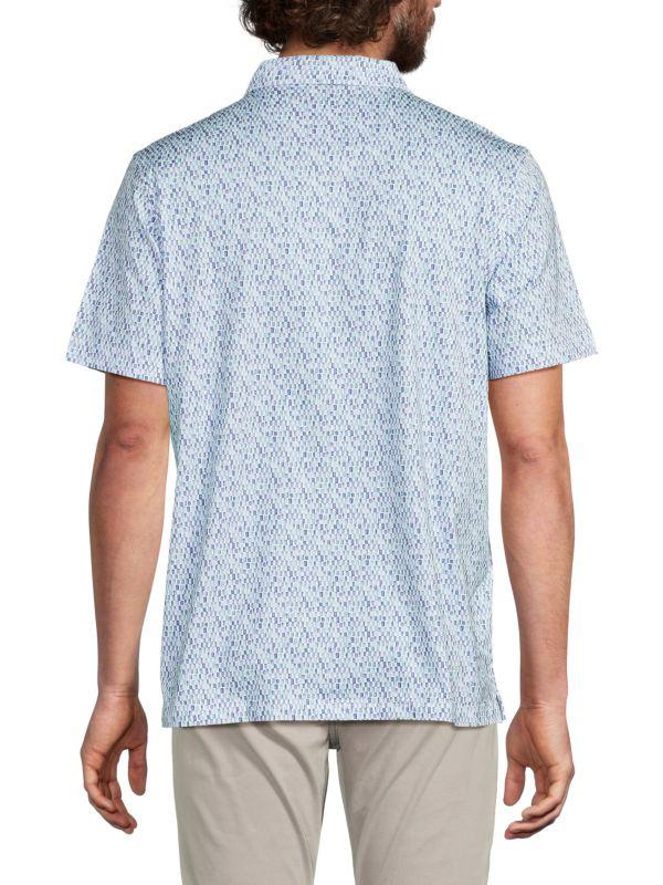 BUGATCHI Micro Print Polo