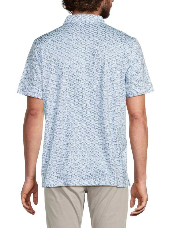 BUGATCHI Micro Print Polo 2