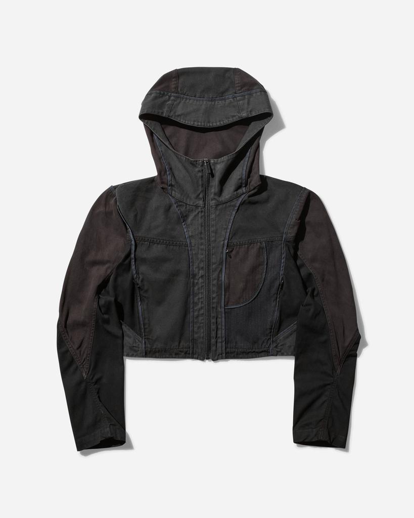 Hyein Seo Women's Patchwork Crop Jacket Stone