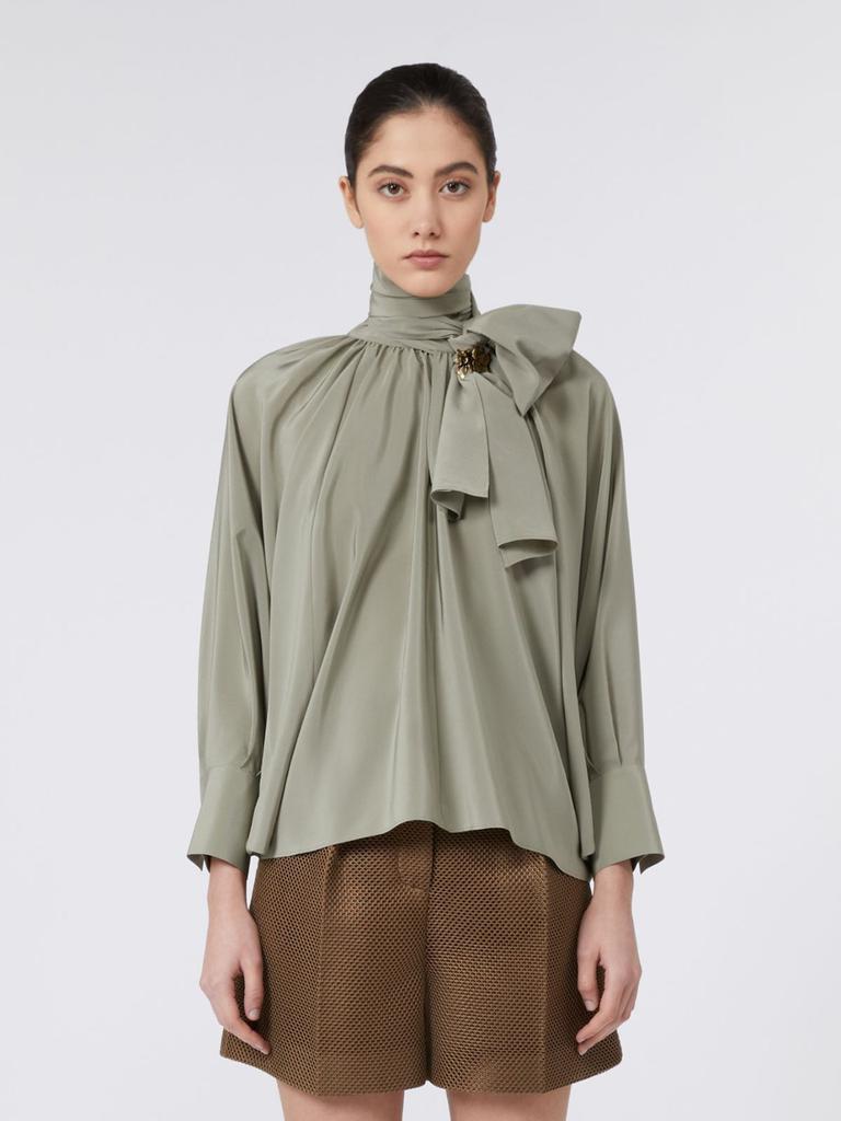 Max Mara Loose pure silk blouse