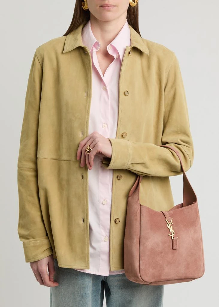 Yves Saint Laurent Le 5 à 7 small suede hobo bag 5