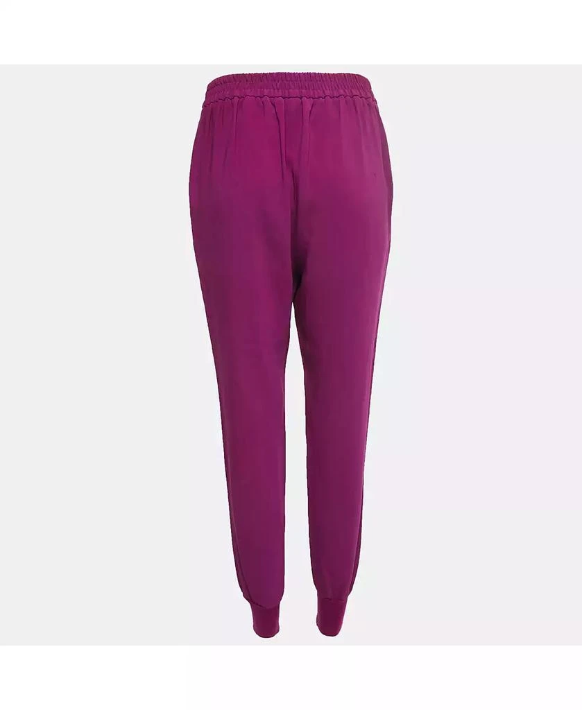 Pre-Owned Stella McCartney Women's Purple Crepe Jogger Pants 3