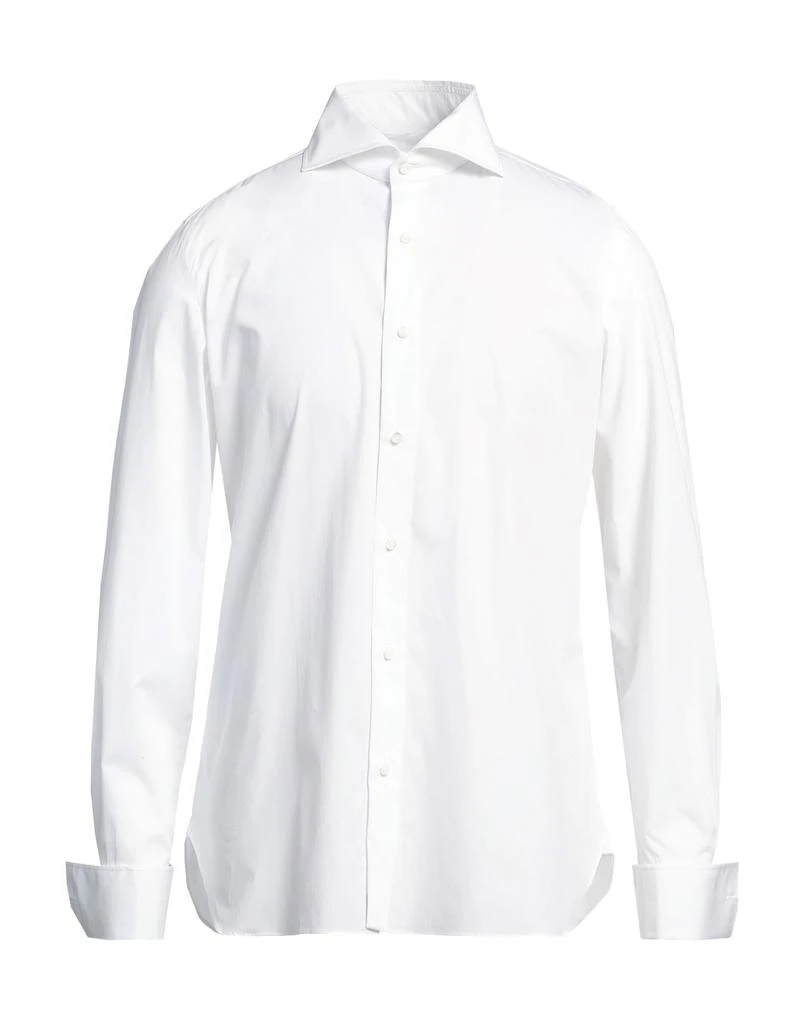 LUIGI BORRELLI NAPOLI Solid color shirt 1