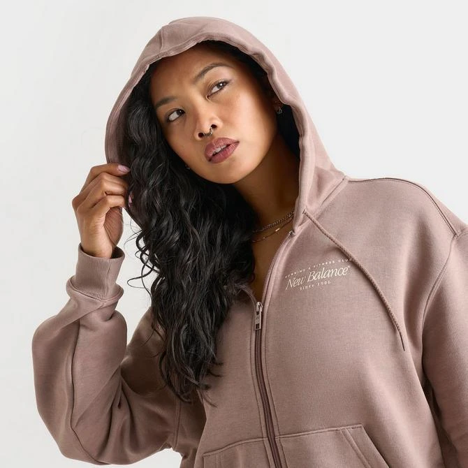 New Balance Women's New Balance Logo Full-Zip Hoodie 5