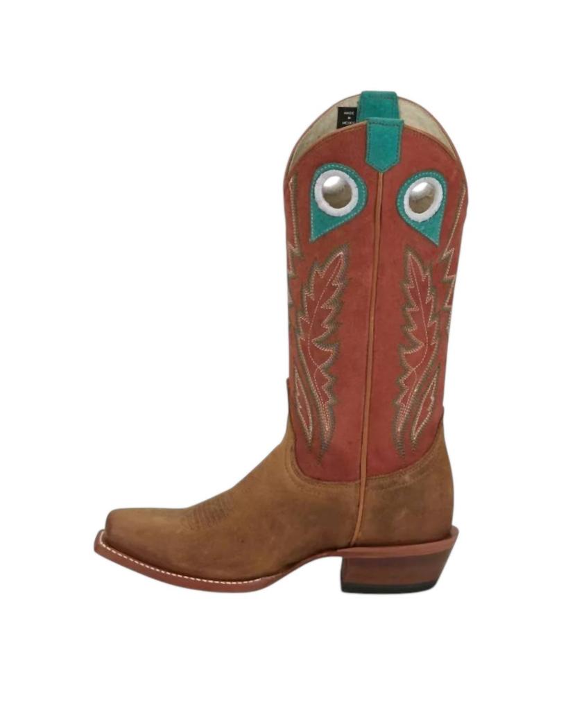 Justin Women's Square Toe Boots In Sunflower Tan