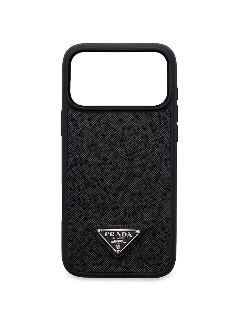 PRADA ブラックレザー iPhone14pro Max PRADA ブラック レザー iPhone 14 Pro Max 【公式通販】