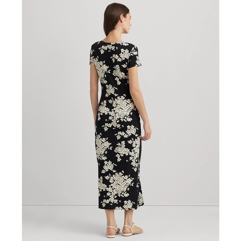 Lauren Ralph Lauren Women's Floral Jersey Twist-Front Midi Dress 2