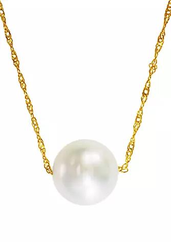 Effy 14K Yellow Gold Freshwater Pearl Pendant Necklace