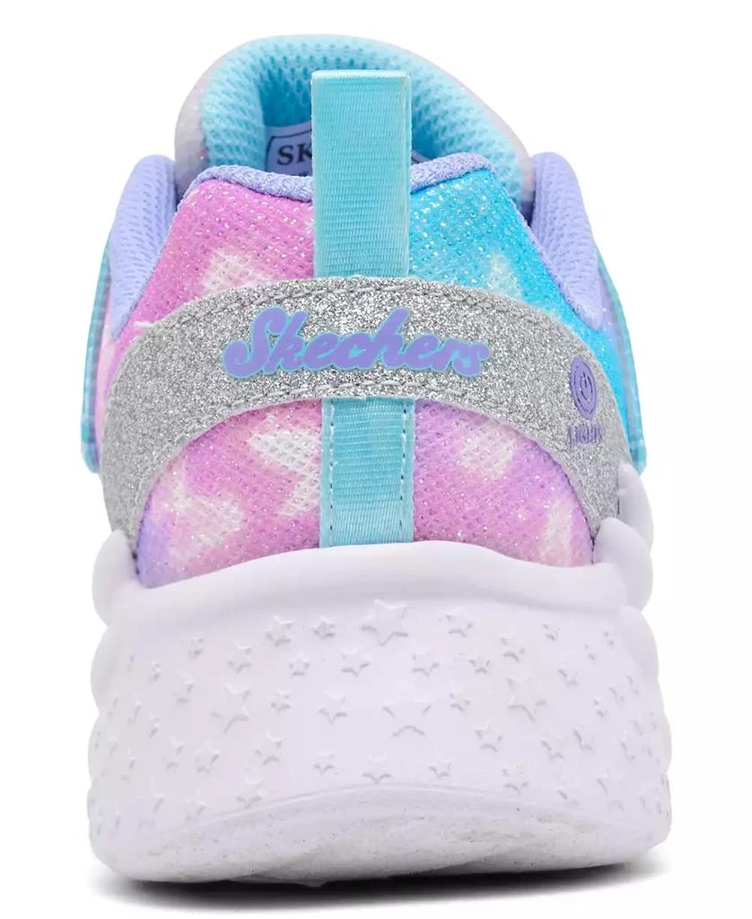 SKECHERS Little Girls Dream Racer - Wing Brites Light-Up Casual Sneakers from Finish Line 5