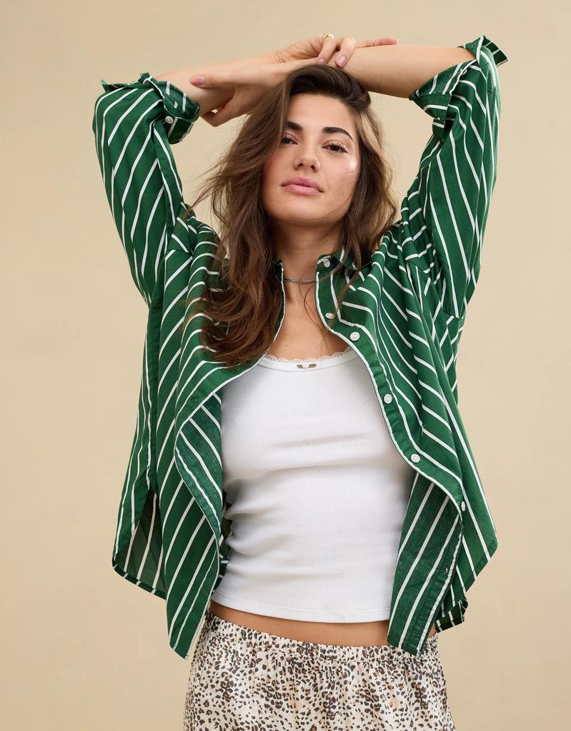 Aerie Aerie Good Day Button Down Shirt