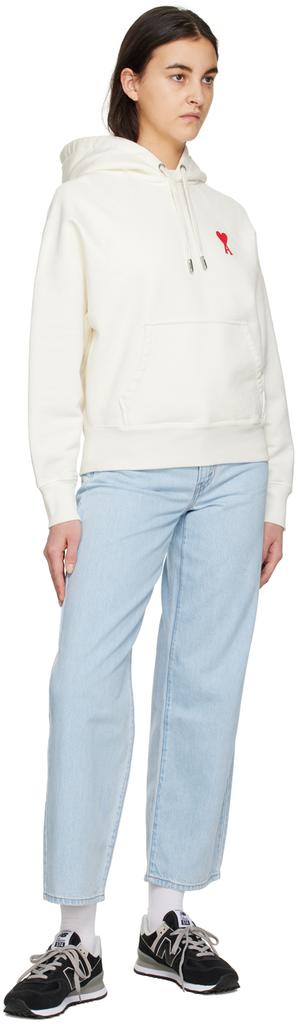 人気★【AMI PARIS】★de Coeur Tone-On-Tone Hoodi.e Off White AMI Off-White Ami De Cœur Hoodie - Hoodies - Compare Prices