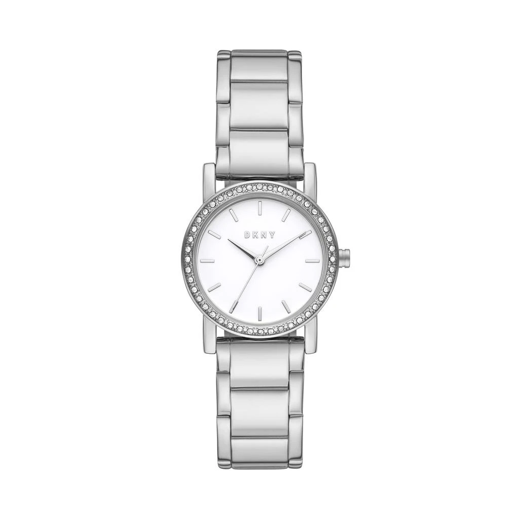 DKNY Women's Soho Three-Hand, Silver-Tone Alloy Watch 1