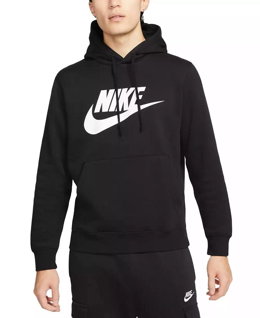 NIKE Men's Sportswear Club Fleece  Graphic Pullover Hoodie 1